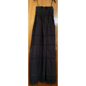 ALL SAINTS SMOCKED MAXI DRESS